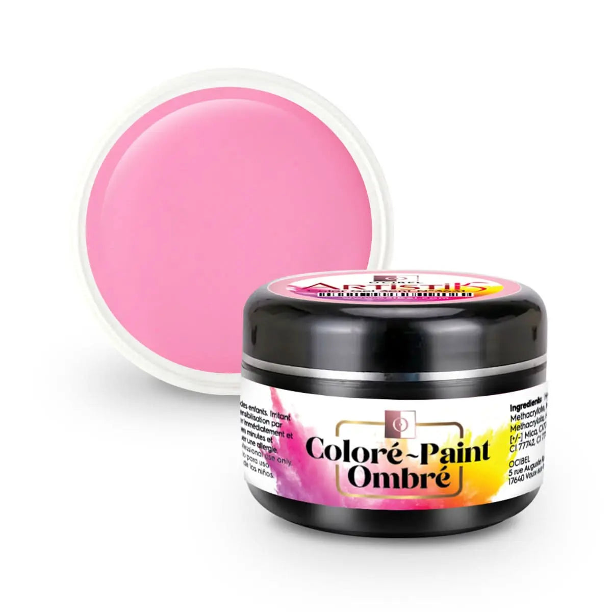 ArtistiK Color Gel 3en1 (couleur, ombré, paint) SANS HEMA / DI-HEMA UV / LED N°3632 - 5g OCIBEL
