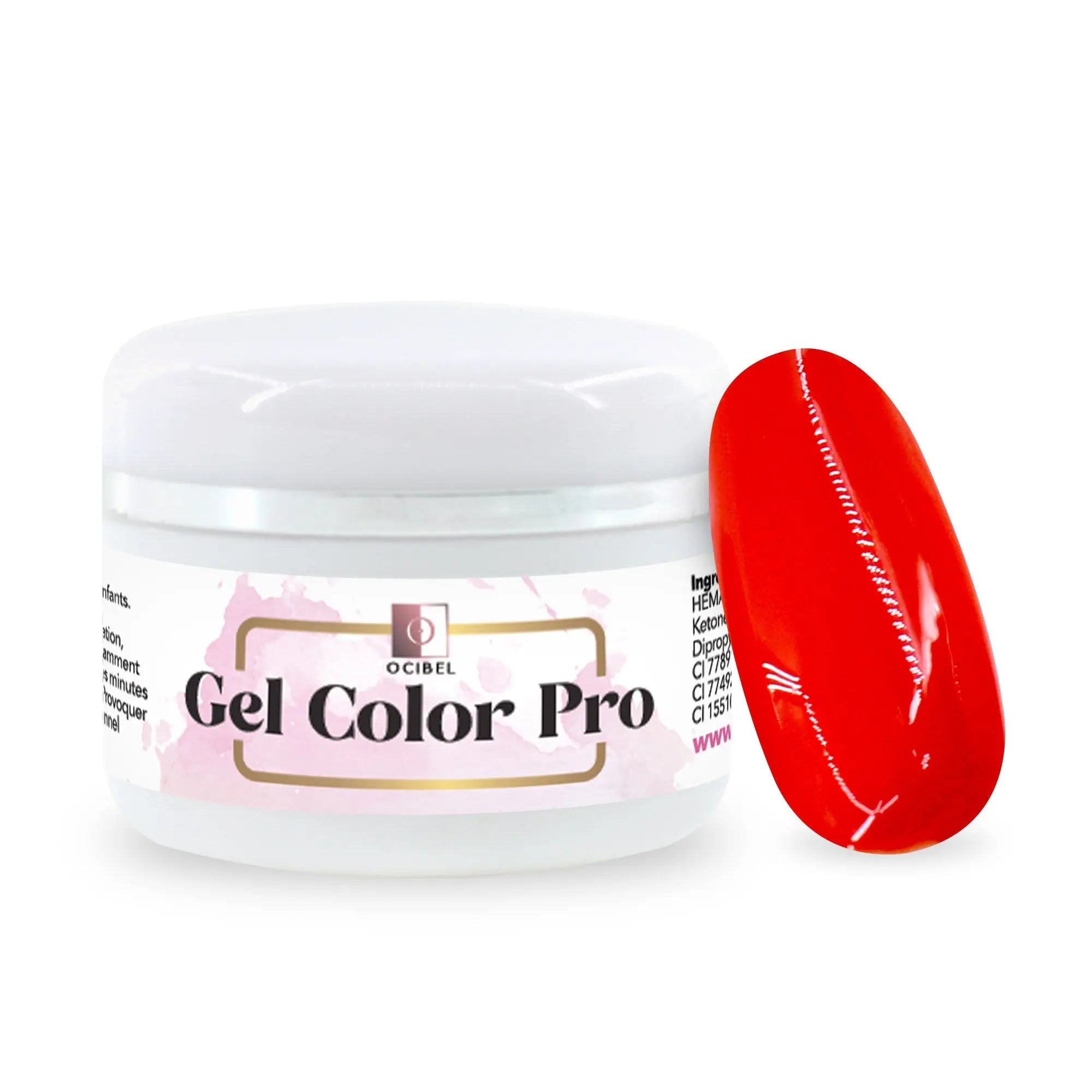 Gel Color Pro 5ml 4787 - Rouge Rubis OCIBEL