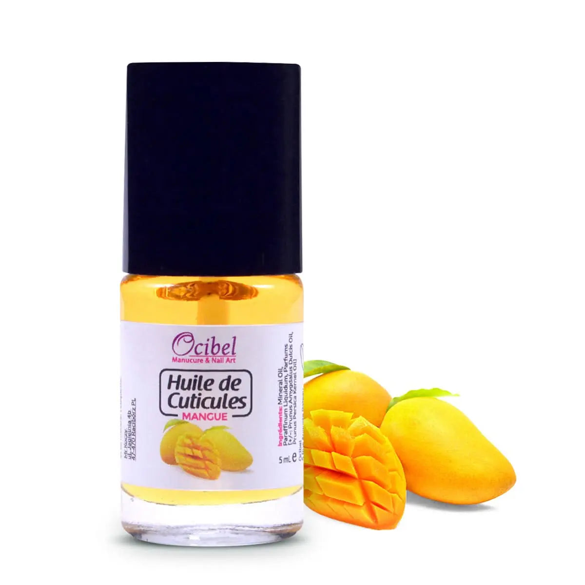 Huile de cuticule parfumée 'Mangue' - 5 ml OCIBEL
