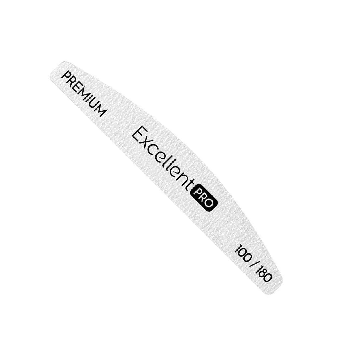 Lot de 10 Limes à Ongles Premium – Demi-Lune Zèbre – Grain 100/180 OCIBEL