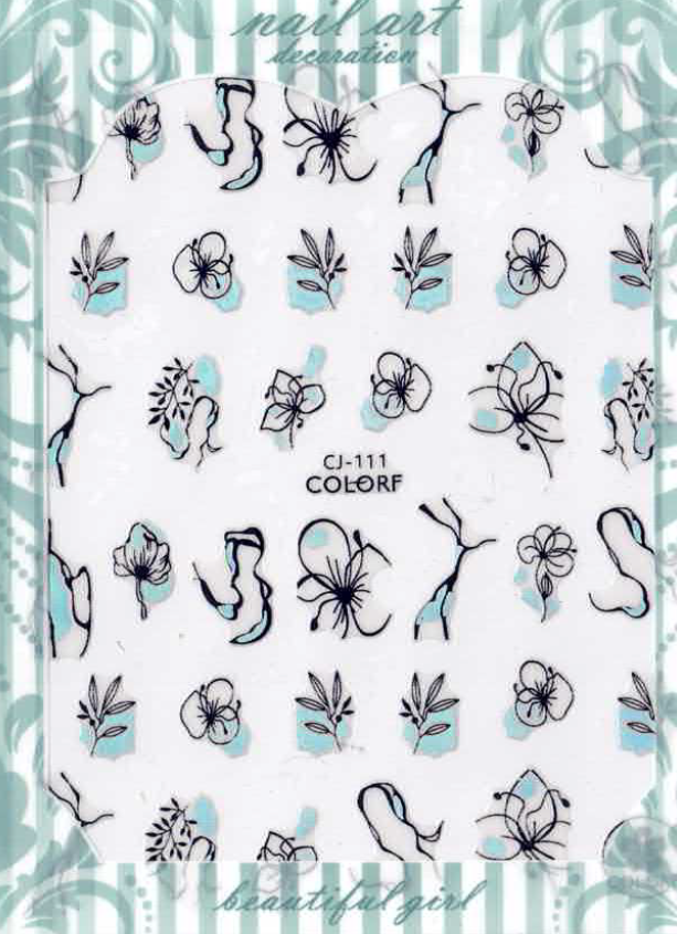 Planche Stickers Autocollant Motif OCIBEL