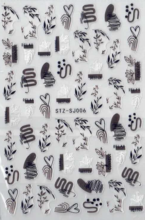 Planche Stickers Autocollant Motif OCIBEL
