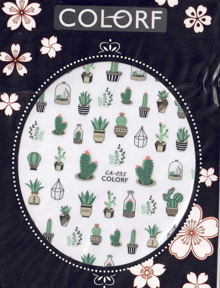 Planche Stickers Autocollant Plante OCIBEL