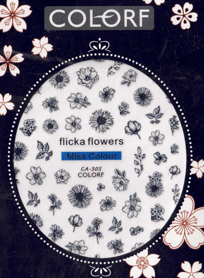 Planche Stickers Autocollant Plante OCIBEL