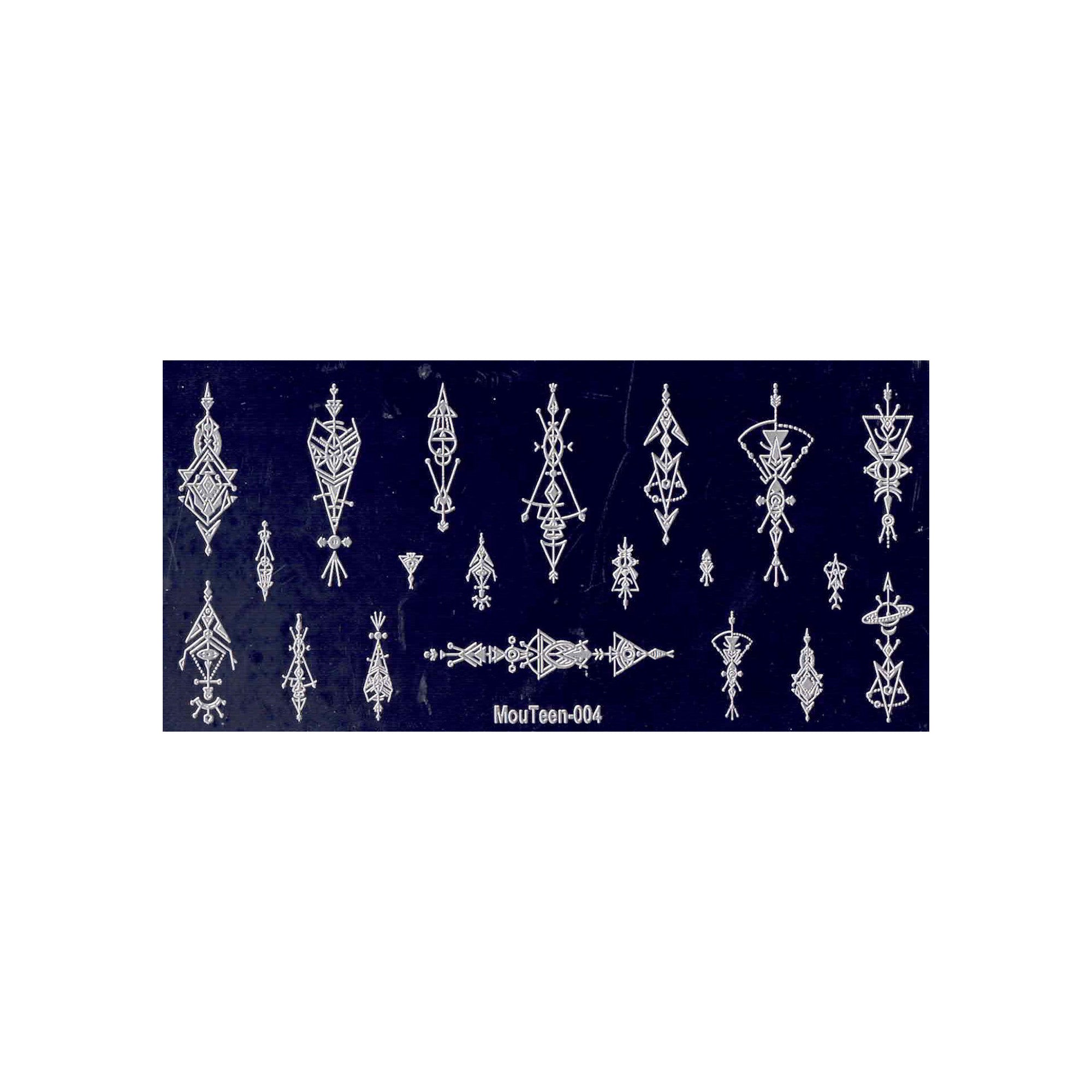 Plaque de Stamping pour Ongles Thème : Motif OCIBEL