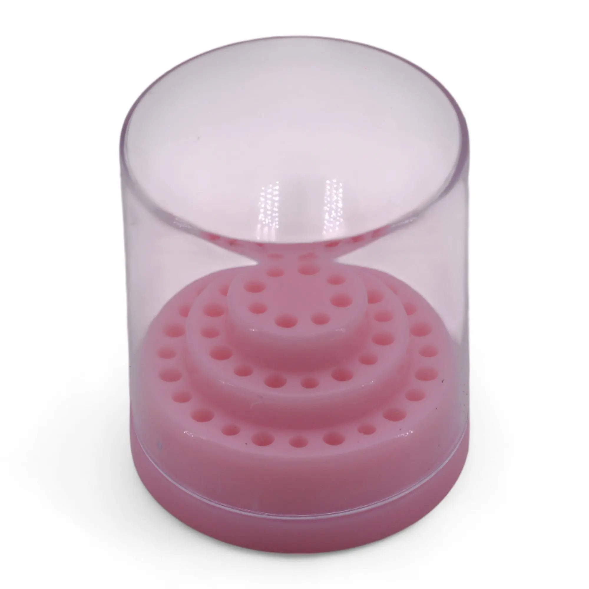 Support d’embouts de ponceuse rose – 48 Trous OCIBEL