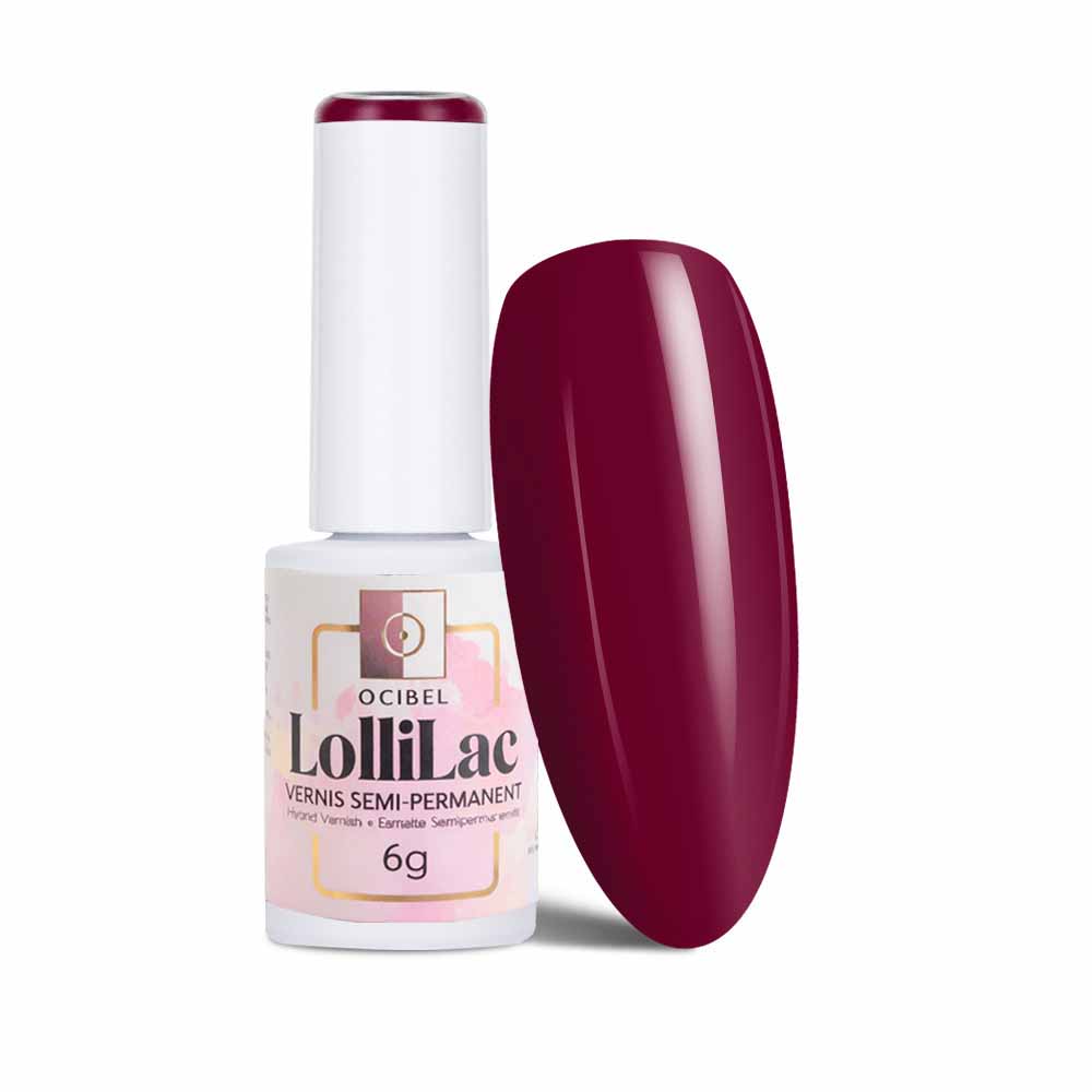Vernis Semi Permanent UV / LED - Reds R11 Burgundy Rose 6g OCIBEL