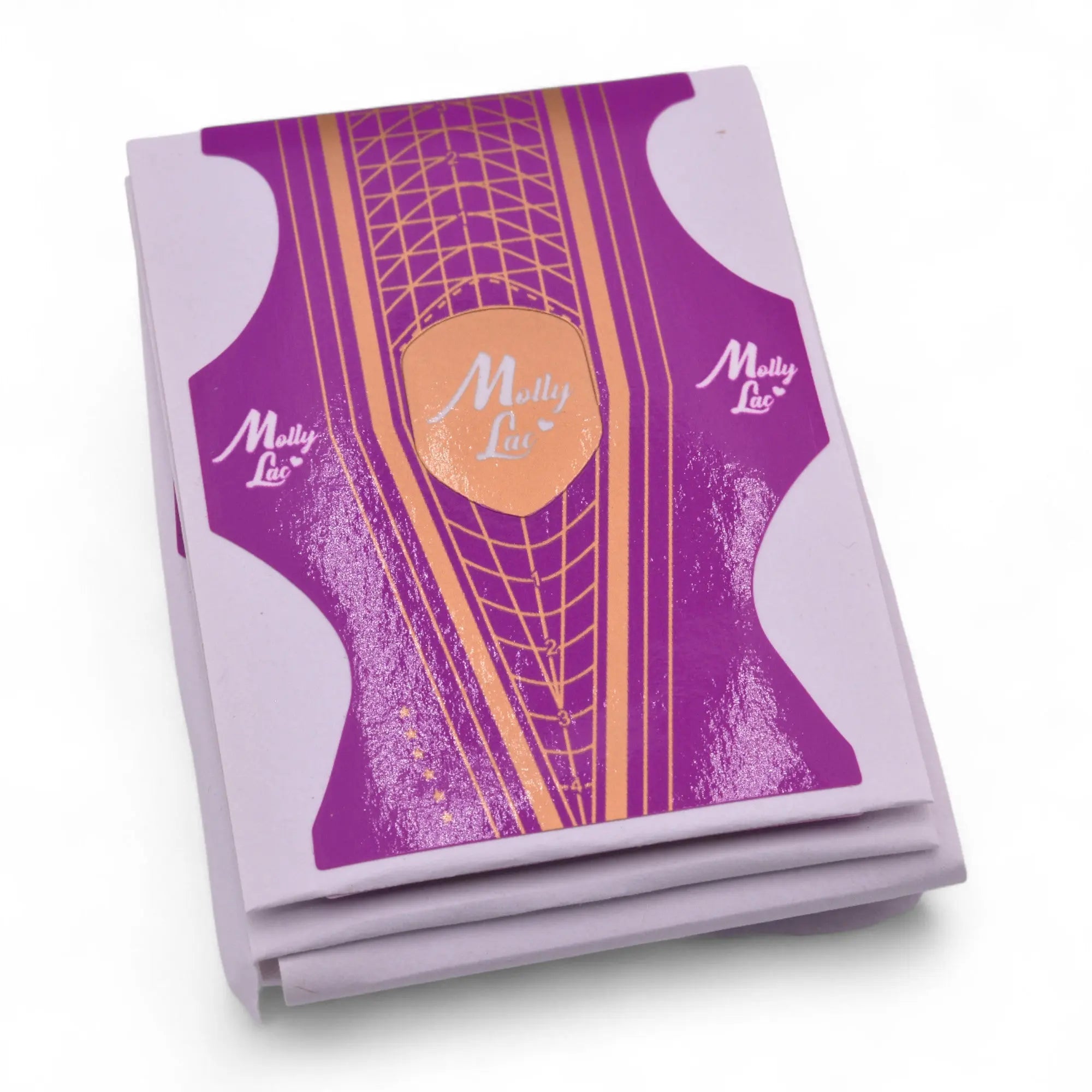 50 Chablons Double Côté Prédécoupés Gradués Amande / Stiletto OCIBEL