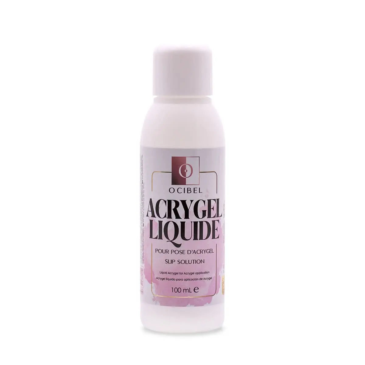 AcryGel Liquide - Slip Solution Nouvelle Formule plus lissante pour pose d’AcrylGel Polygel - 100 ml OCIBEL