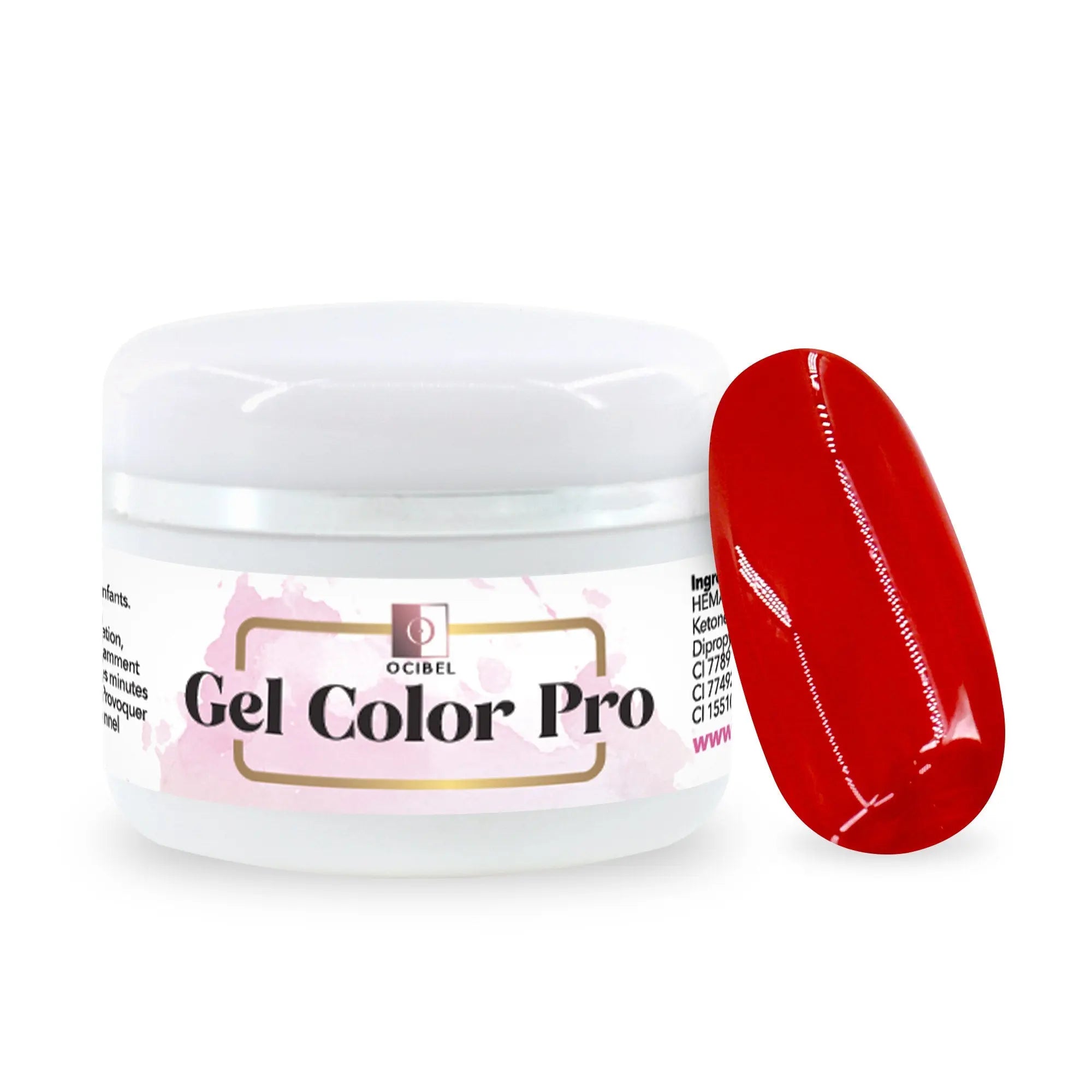 Gel Color Pro 5ml 4786 - Rouge Bordeaux OCIBEL