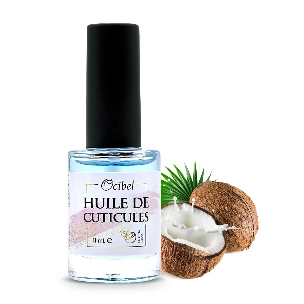 Huile de cuticule parfumée Noix de Coco - 11 ml OCIBEL
