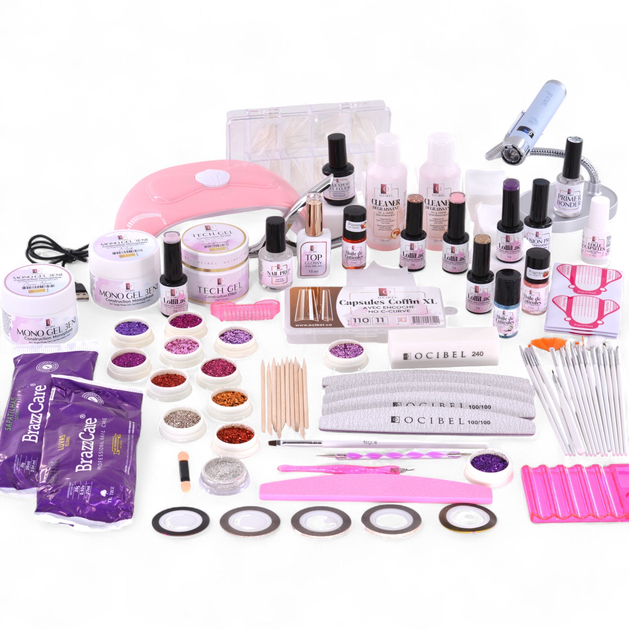Kit Ongles Complet MASTER Tech Gel OCIBEL – Formation & Pose Gel Professionnelle OCIBEL