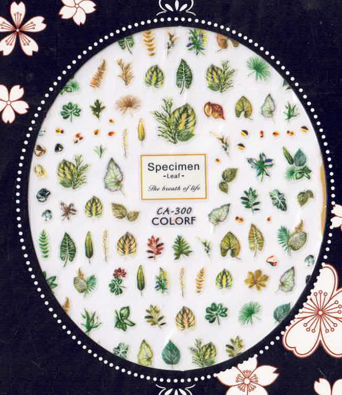 Planche Stickers Autocollant Plante OCIBEL