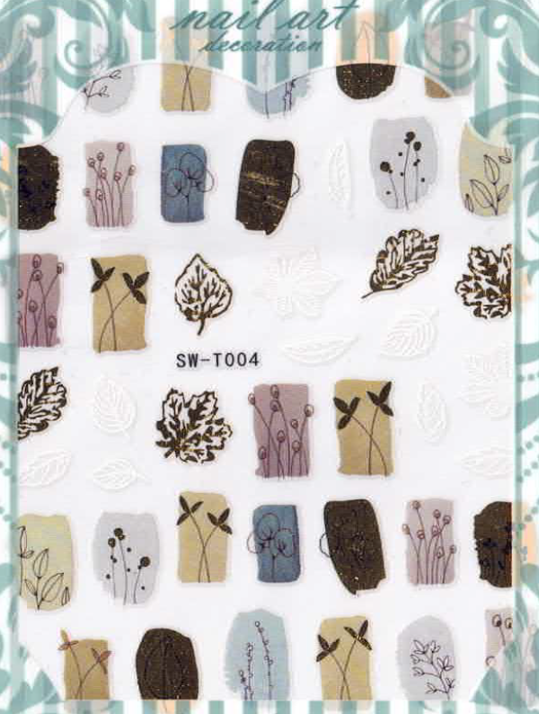 Planche Stickers Autocollant Plante OCIBEL