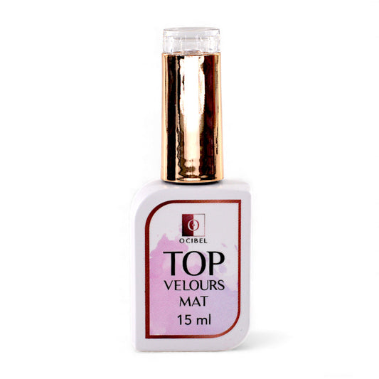 Top Coat Velours Mat Effet Doux et Uniforme 15 ml OCIBEL
