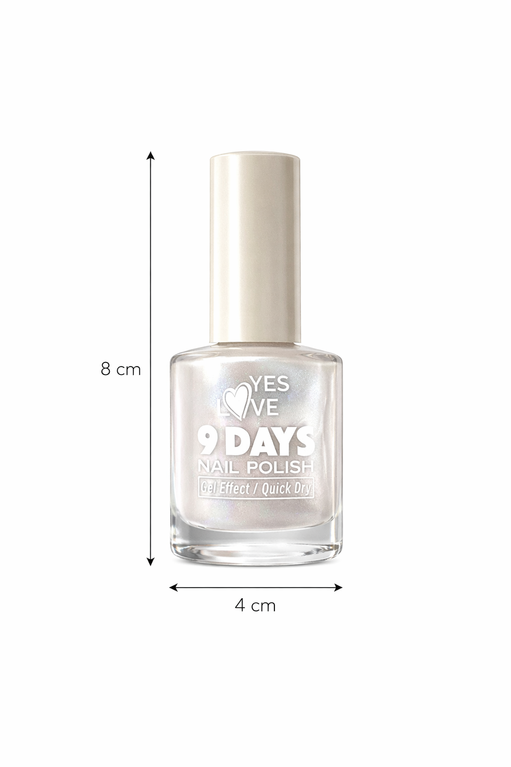 Vernis à Ongles Nacré 15 ml – Effet Gel Ultra Brillant – Tenue 7 à 9 Jours – Séchage à l’Air – Finition Perle Lumineuse OCIBEL