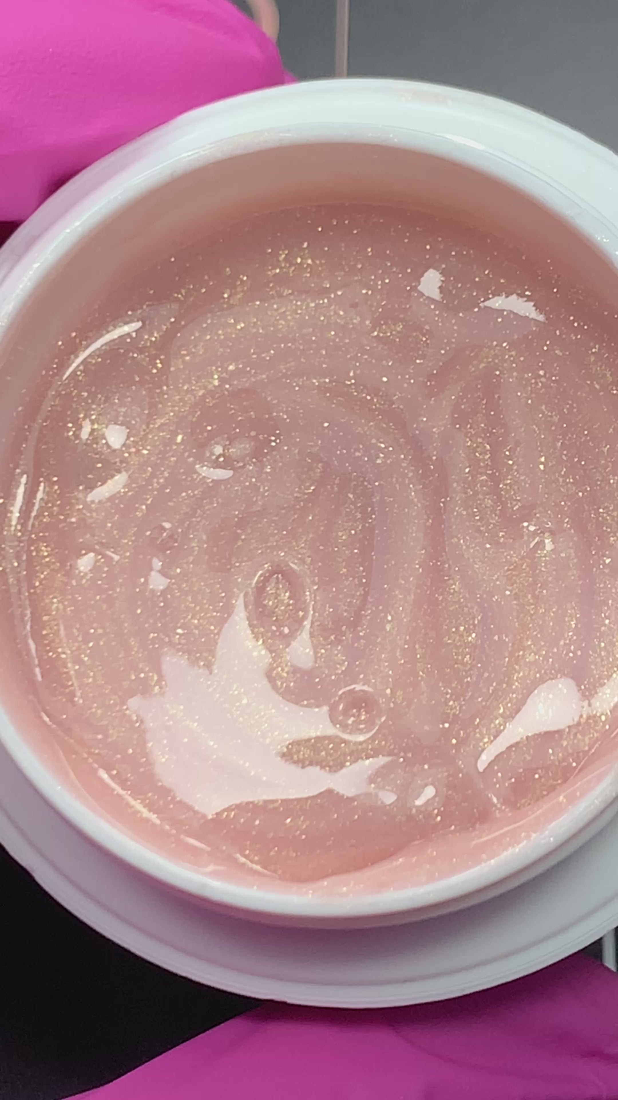 Élite Gel Construction SANS LIMAGE 45g - SANS TPO & HEMA - Champagne Stardust